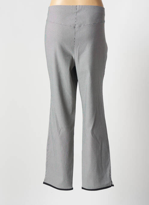 Pantalon droit noir SEMPRE PIU BY CHALOU pour femme