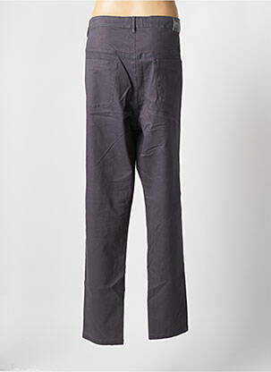 Pantalon droit stretch taille normale gris GEVANA femme