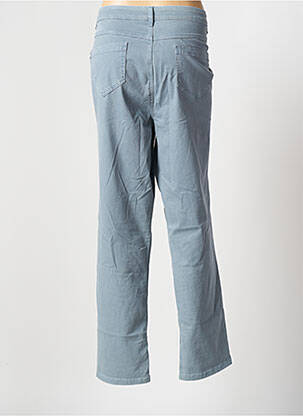 Pantalon droit stretch taille normale bleu JENSEN femme
