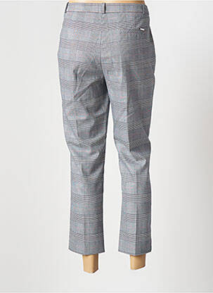 Pantalon 7/8 fermeture zippée sous rabat avec crochet taille normale noir DIANE LAURY femme