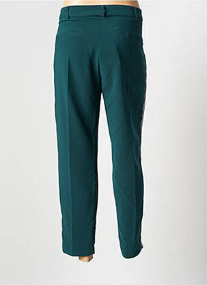Pantalon 7/8 fermeture zippée sous rabat boutonné taille normale vert EDAS femme