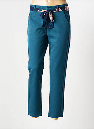 Pantalon chino bleu ROSE pour femme
