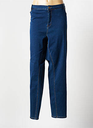 Pantalon droit bleu CISO pour femme