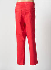 Pantalon droit rouge CISO pour femme seconde vue