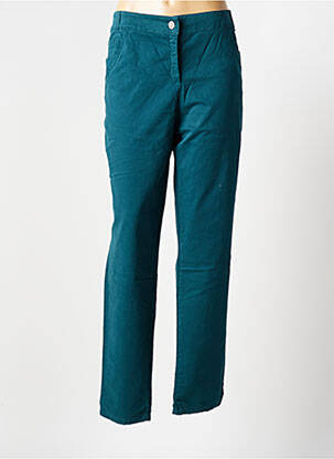 Pantalon droit vert LISA & LOUISE pour femme