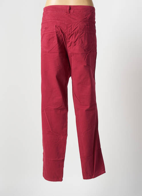 Pantalon droit rouge LISA & LOUISE pour femme