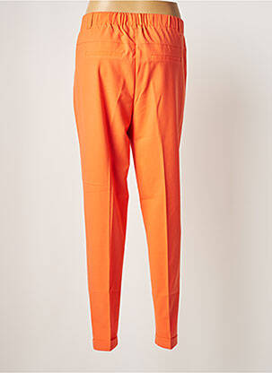 Pantalon chino taille normale taille normale orange KAFFE femme