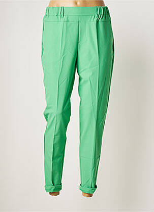 Pantalon chino taille normale taille normale vert KAFFE femme