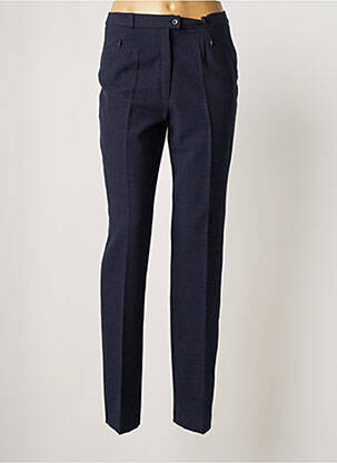 Pantalon slim taille haute taille haute bleu ANNE KELLY femme