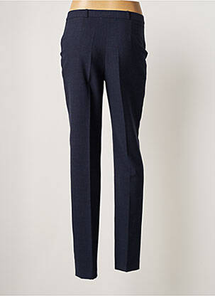 Pantalon slim taille haute taille haute bleu ANNE KELLY femme