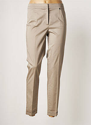Pantalon chino tissage popeline taille normale beige GERRY WEBER femme
