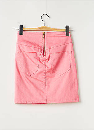 Jupe courte coupe droite rose VERO MODA femme