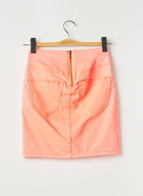 Jupe courte orange VERO MODA pour femme