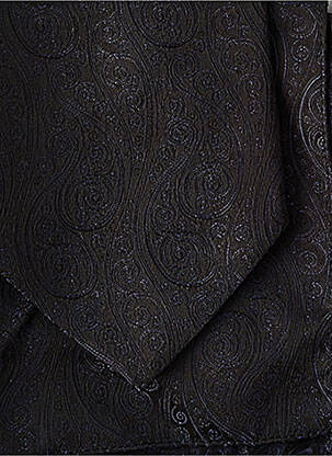 Cravate tissage texturé noir DIGEL homme
