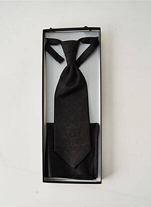 Cravate imprimé fantaisie noir DIGEL homme