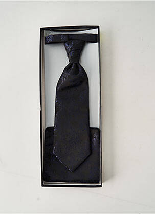 Cravate imprimé fantaisie noir DIGEL homme