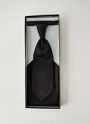 Cravate imprimé fantaisie noir DIGEL homme