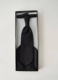 Cravate imprimé fantaisie noir DIGEL homme