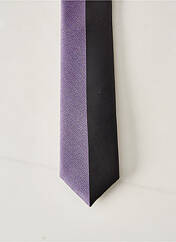 Cravate violet ELIOS pour homme seconde vue