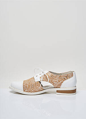 Derbies type de semelle amortissante talon plat jusqu'à 3cm blanc INEA femme