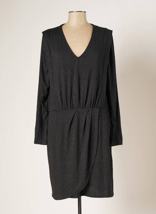 Robe mi-longue gris IKKS pour femme