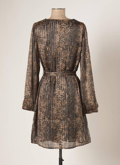 Robe mi-longue marron VERO MODA pour femme