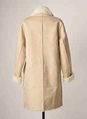 Manteau long beige K-DESIGN pour femme seconde vue