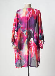 Veste kimono rose FRANK LYMAN pour femme seconde vue