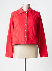 Veste en jean rouge MADO ET LES AUTRES pour femme seconde vue