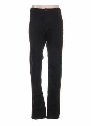 Pantalon droit poches taille basse noir JACOB COHEN femme