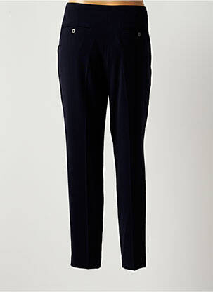Pantalon chino broderie galons latéraux taille normale bleu ALBERTO BIANI femme