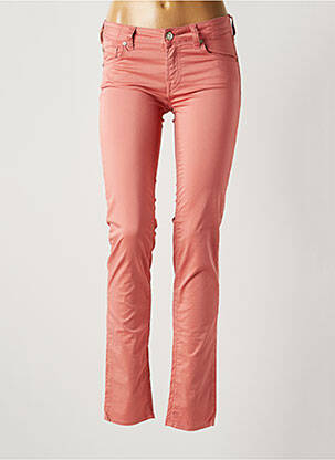Pantalon slim taille basse taille basse rose JACOB COHEN femme