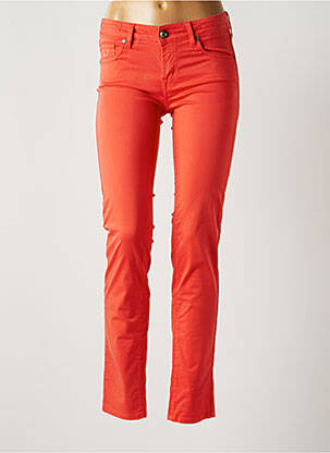 Pantalon slim taille basse taille basse orange JACOB COHEN femme