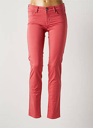 Pantalon slim taille basse taille basse rose JACOB COHEN femme