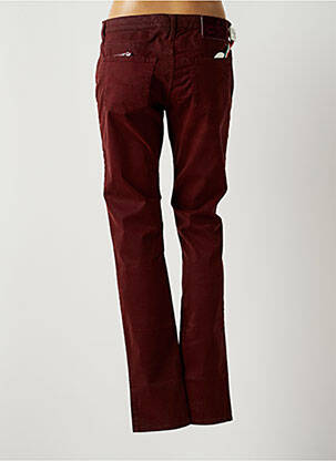 Pantalon slim taille basse taille basse rouge JACOB COHEN femme
