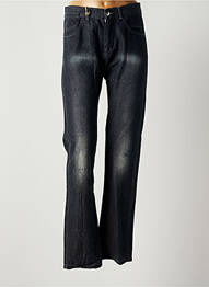 Jeans coupe droite stretch taille normale bleu U-NI-TY femme