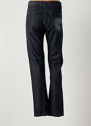 Jeans coupe droite stretch taille normale bleu U-NI-TY femme