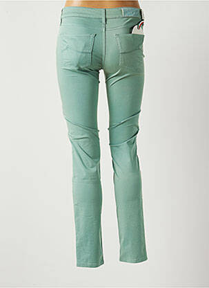 Pantalon slim taille basse taille basse vert JACOB COHEN femme