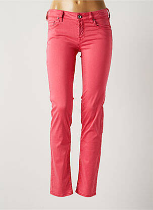 Pantalon slim taille basse taille basse rose JACOB COHEN femme