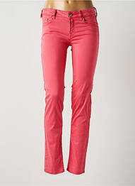 Pantalon slim taille basse taille basse rose JACOB COHEN femme