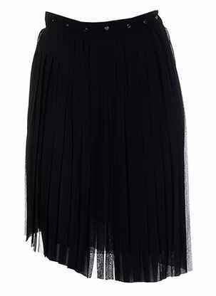 Jupe mi-longue fermeture zip latéral noir COSTUME NEMUTSO femme