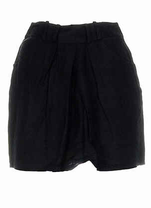 Jupe courte coupe droite noir DEVASTEE femme