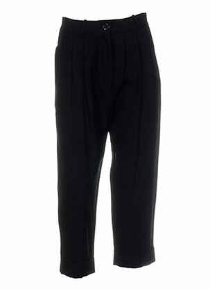 Pantacourt taille normale taille normale noir DEVASTEE femme