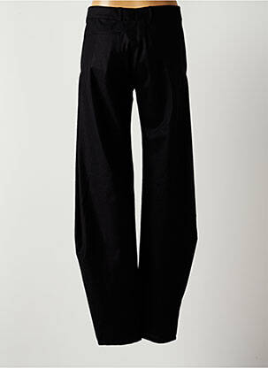 Pantalon chino taille normale taille normale noir OKTOBER femme
