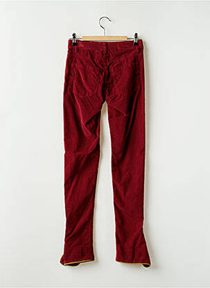 Pantalon slim taille basse taille basse rouge MARITHE & FRANCOIS GIRBAUD femme