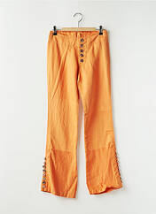 Pantalon 7/8 orange MARITHE & FRANCOIS GIRBAUD pour femme seconde vue