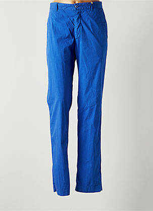 Pantalon chino bleu U-NI-TY pour femme