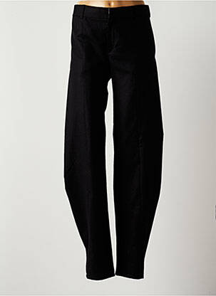 Pantalon chino noir OKTOBER pour femme