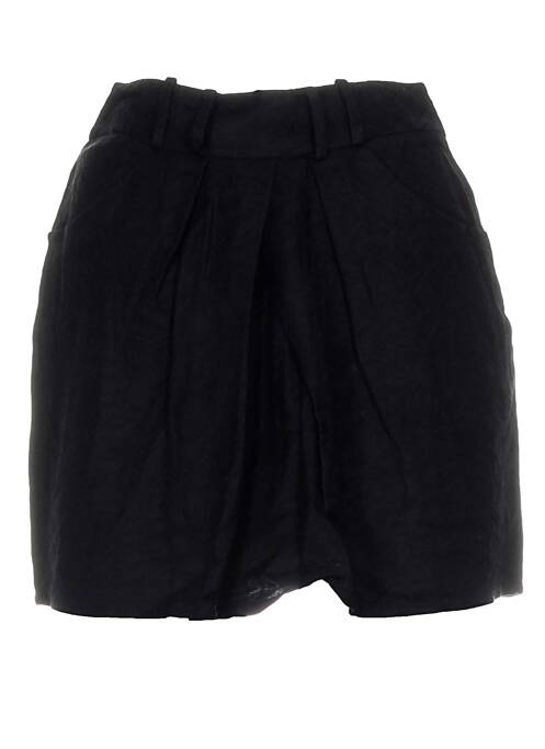 Jupe courte coupe droite noir DEVASTEE femme
