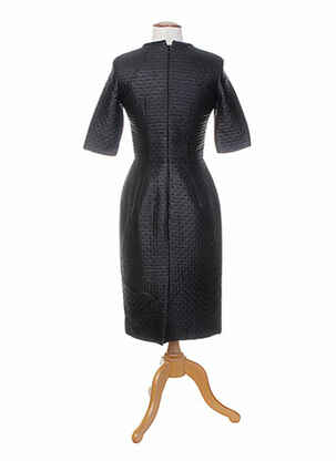 Robe mi-longue manches 3/4 manches 3/4 noir PAUL SMITH femme